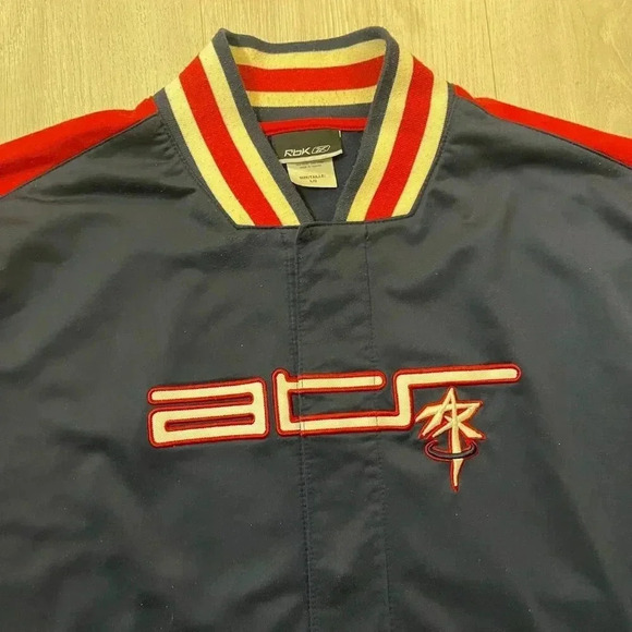 Vintage Reebok 90s ATR Above The Rim Iverson Hip Hop Basketball Warm-Up Jacket L - Picture 12 of 12